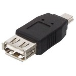 AD-86 Mini-USB dugó/USB-A aljzat adapter
