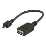 CB-170 Mikro-USB dugó/USB-A alj OTG kábel