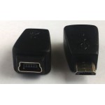 AD-802 Mikro-USB dugó/Mini-USB alj adapter