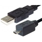 CB-85.02 Mini-USB 8p. dugó/USB-A dugó 1.5m kábel