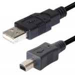 CB-90 Mini-USB-B 4p. dugó/USB-A dugó 1.8m kábel