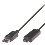 CB-188.018 DisplayPort dugó/HDMI dugó 1.8m kábel