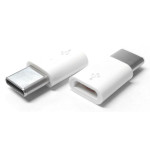 AD-803/W USB-C dugó/Mikro-USB alj fehér adapter