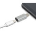 AD-808 USB-C dugó/iPhone Lightning alj adapter