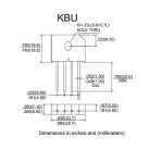 KBU8M  8A 1000V diódahíd