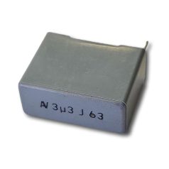 3.3uF 63V RM15 fólia kondenzátor