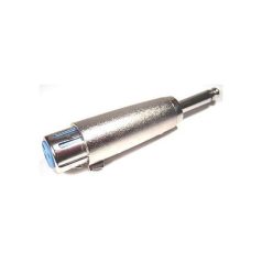 AD-67 6.3mm monó dugó/XLR 3p. aljzat adapter