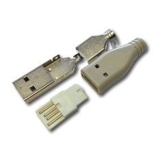 USB-A dugó - műanyag házban