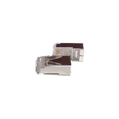 RJ45 UTP 8/8 CAT6 dugó - fém burkolattal