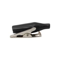 Krokodil csipesz szigetelt 60mm - Fekete