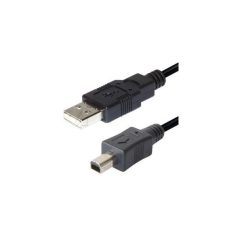 CB-90 Mini-USB-B 4p. dugó/USB-A dugó 1.8m kábel