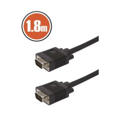 CB-196.018 VGA dugó/dugó - 1.8m kábel