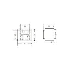 12V 1.8VA transzformátor