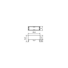 5x20mm biztosíték foglalathoz műa. védősapka BS/140