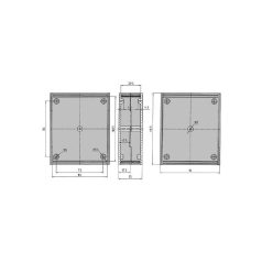 KM-35 90x110x35mm műa. műszerdoboz
