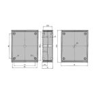 KM-35N 90x110x35mm műa. műszerdoboz