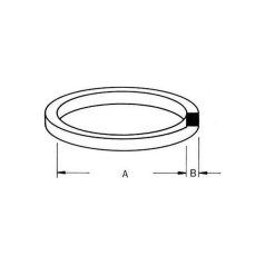 114x1.2x1.2mm ékszíj