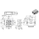 TS-564/SMD 4.6x3.5mm 90° 4p. mikro nyomógomb