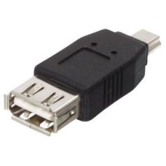 AD-86 Mini-USB dugó/USB-A aljzat adapter