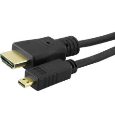 CB-84.01 Mikro-HDMI dugó/HDMI dugó - 1.5m kábel