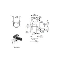 TS-351 6x6mm - 90° 6mm gomb 2p. mikro nyomógomb