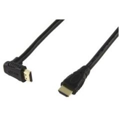 CB-89.018 HDMI 270° dugó/ HDMI dugó - 1.8m kábel