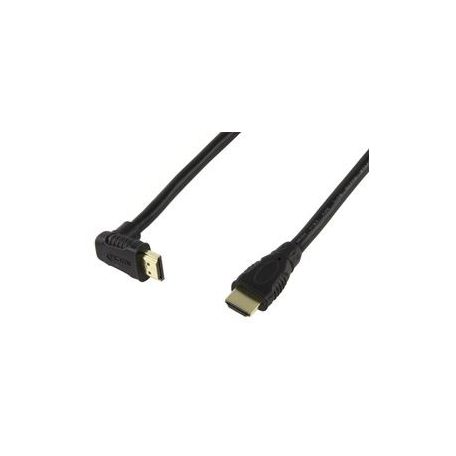 CB-89.018 HDMI 270° pipa dugó/ HDMI dugó - 1.8m kábel