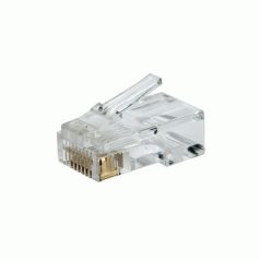 RJ45 UTP 8/8 CAT5 dugó - fali kábelhez