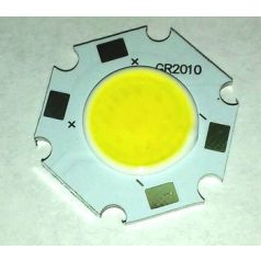 3W hideg Fehér star COB LED