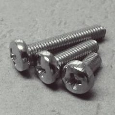 M2.5x8mm csillag fejű acél/Ni csavar