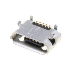 Mikro-USB 5p. aljzat - smd - B vált.