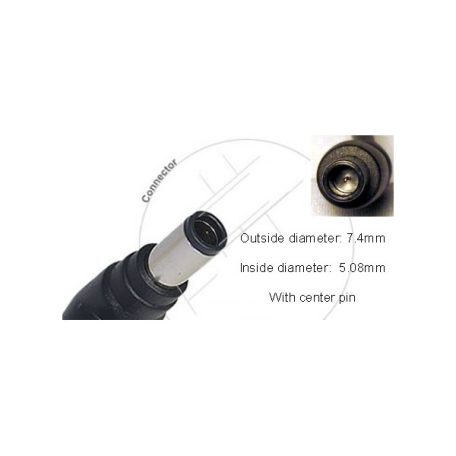 DC dugó 7.4/5.0mm (Center Pin) 90° - 1.2m kábellel