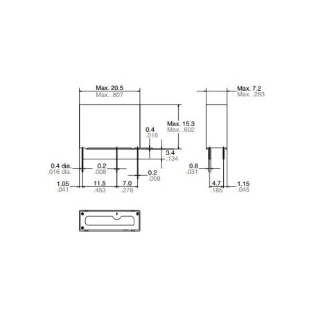 ALDP-112 12V 5A 1x záró jelfogó