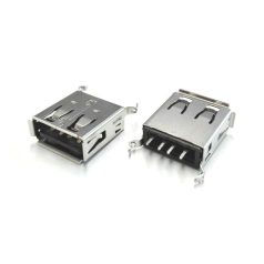USB-A aljzat - nyákba ültethető - 180°