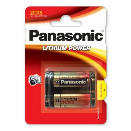 2CR5 6V lítium elem -PANASONIC