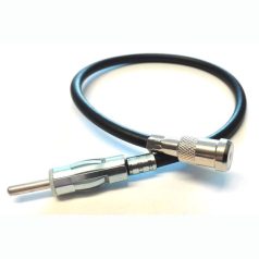   Autó antenna adapter - hagyományos dugó / Blaupunkt alj 15cm kábellel