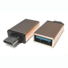 AD-805 USB-C dugó/USB-A aljzat OTG adapter