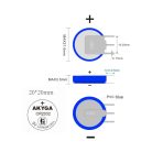 CR2032V 3V forrasztható álló lítium elem