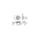 CR2032S 3V forrasztható fekvő lítium elem