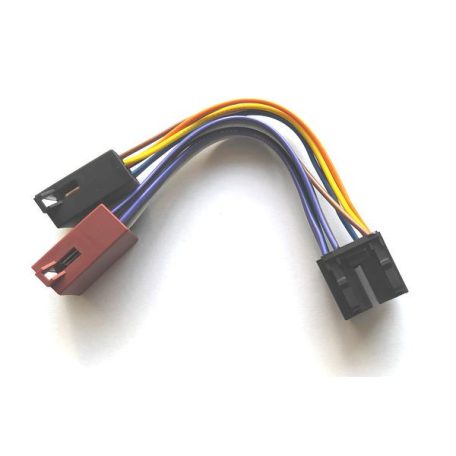 ISO EURO csatlakozó tüske/hüvely 20cm