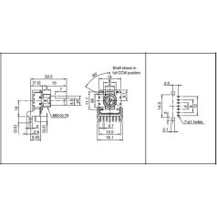 50K lineáris kétpályás egysoros pot.méter -ALPS