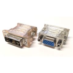 AD-74B DVI-I 12+4+1p. dugó/VGA (HDSUB) 15p. alj adapter