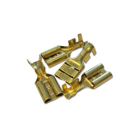 ST-110 9.5x1.2mm réz kábelhüvely