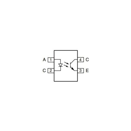 SFH6156-3 SMD-4 optocsatoló