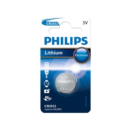 CR2032 3V lítium gombelem -PHILIPS