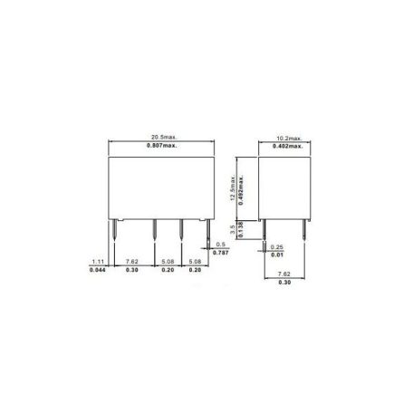 M4S-24HW 24VDC 1A 2x morze jelfogó