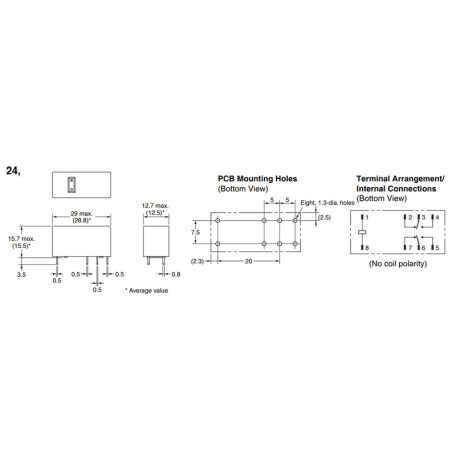 G2RL-2 24VDC 2x8A 2x morze jelfogó -OMRON