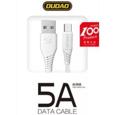   CB-224.01 USB-C dugó/USB-A dugó - 1m 5A fehér kábel -DUDAO