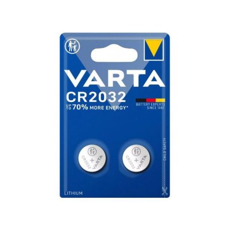 CR2032 3V lítium gombelem 2db -VARTA