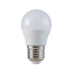 E27 4.5W Napfény fehér (DW) kisgömb LED izzó -VTAC